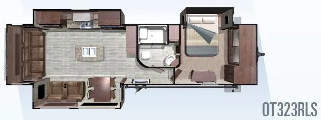 Highland Ridge Open Range OT323RLS floor plan