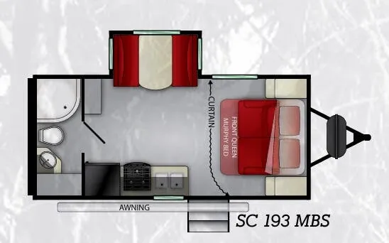 Cruiser RV Shadow Cruiser 193MBS floor plan