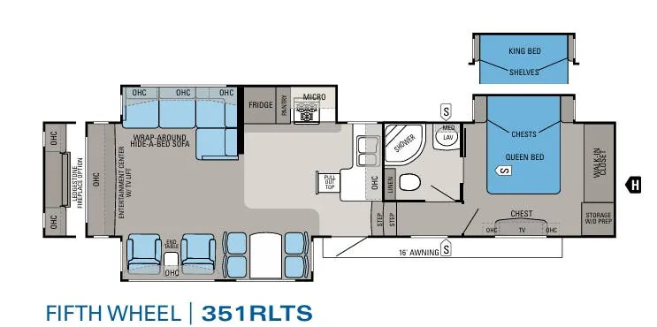 Jayco Eagle 351RLTS floor plan