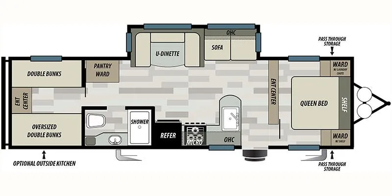 Forest River Sonoma 3011BH floor plan
