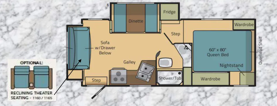 Adventurer Eagle Cap 1160 floor plan