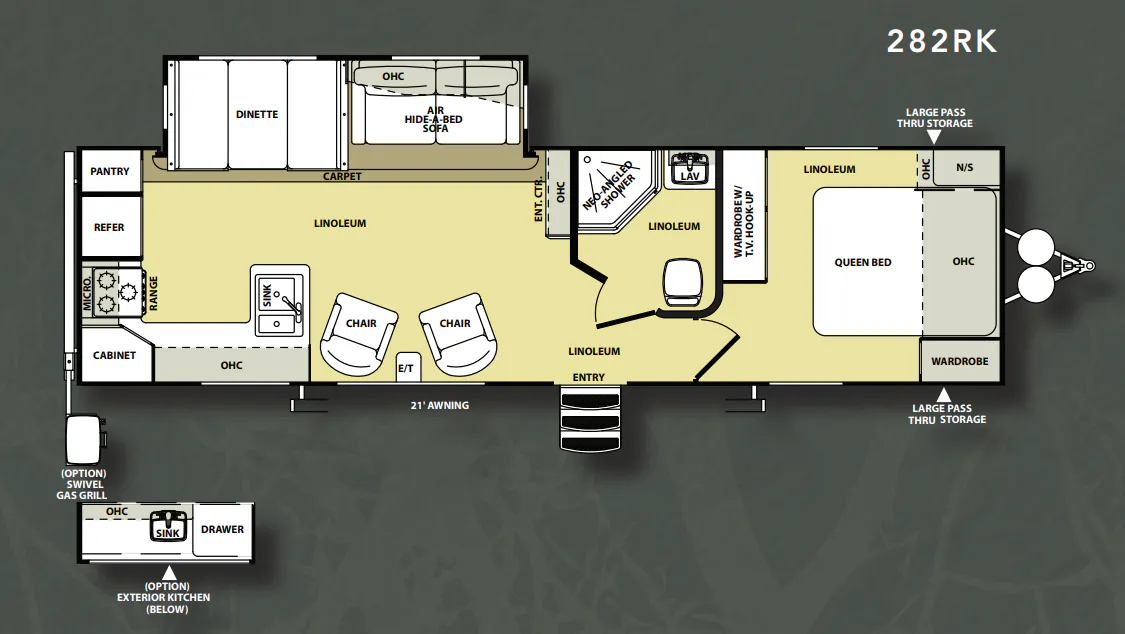 Forest River Salem Hemisphere Lite 282RK floor plan