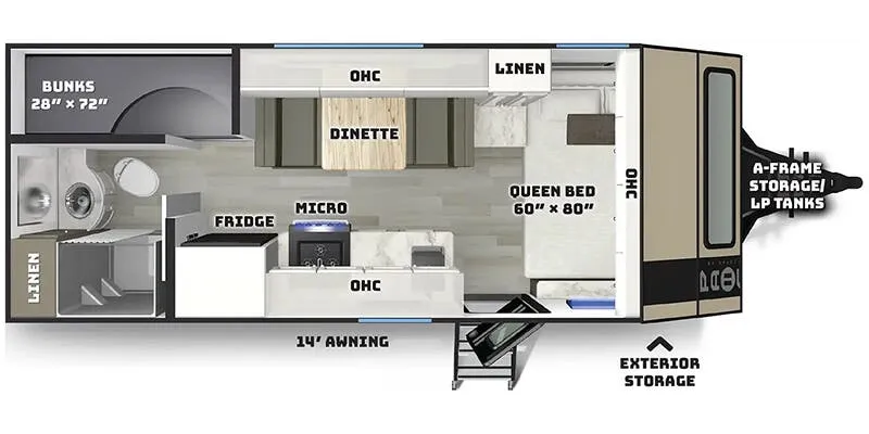 Palomino Pause Reboot 19.6 floor plan