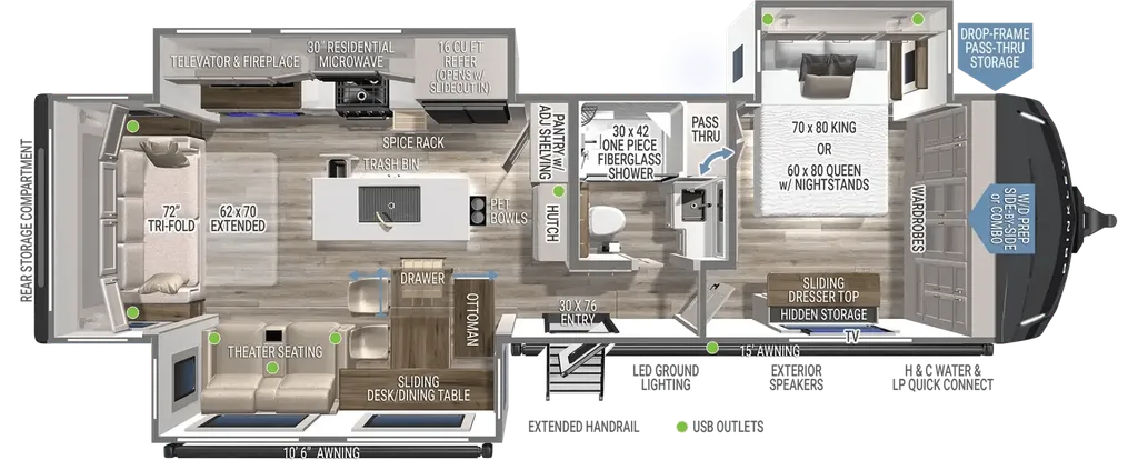 2026 Brinkley Model Z Air 310 floor plan