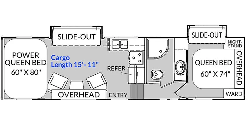 Genesis Supreme Genesis 28CRT floor plan