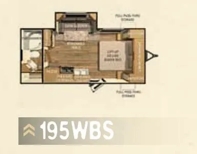 Cruiser RV Shadow Cruiser 195WBS floor plan