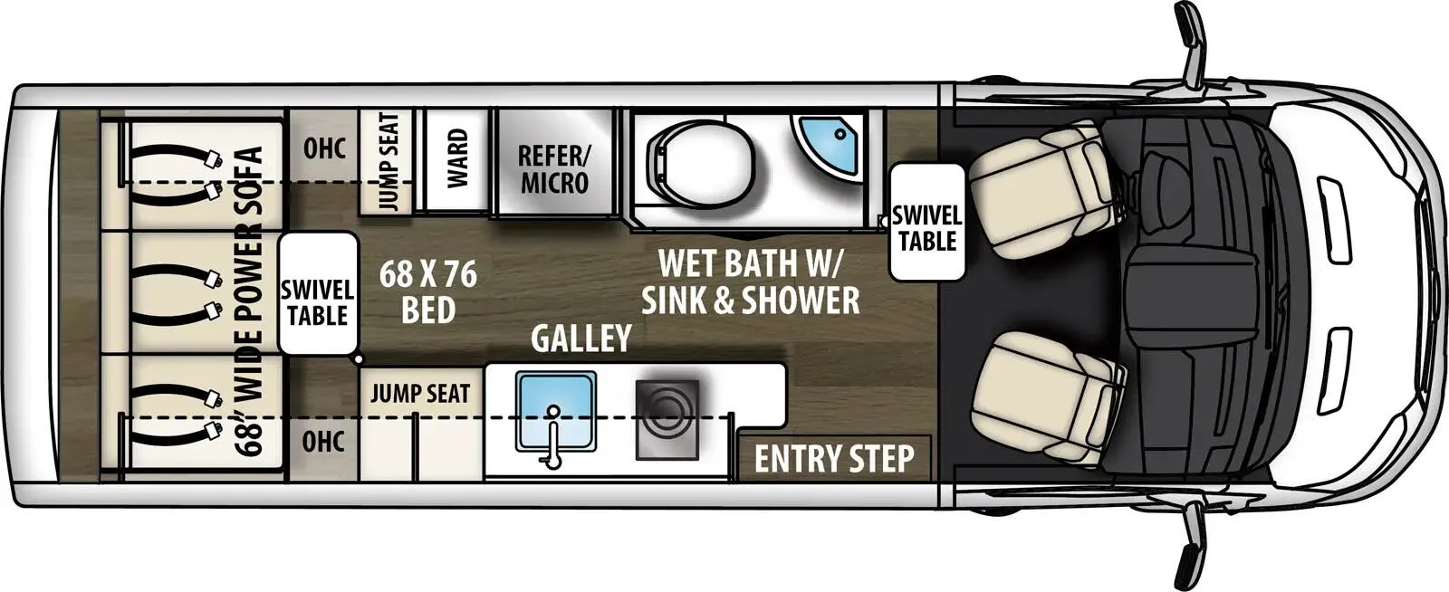 2026 Coachmen Beyond 22C - Floor plan