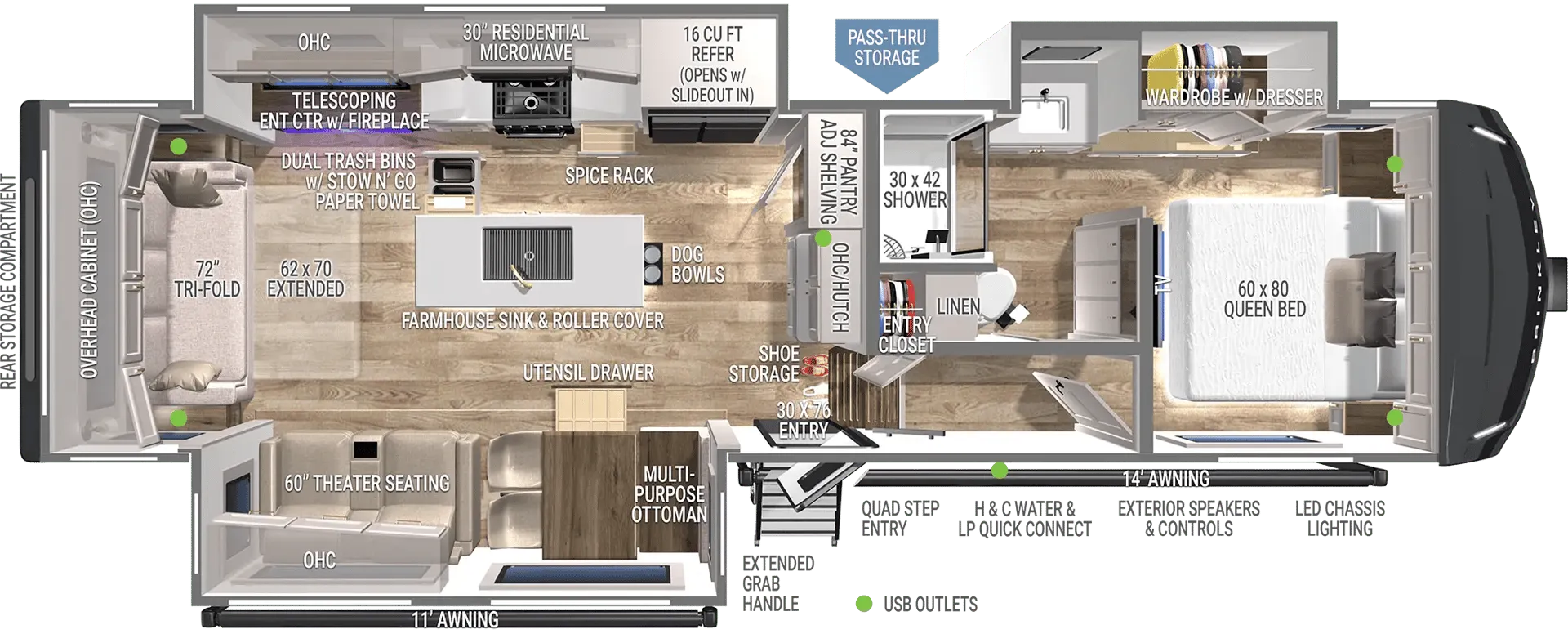 2027 Brinkley Model Z 2900 - Floor plan