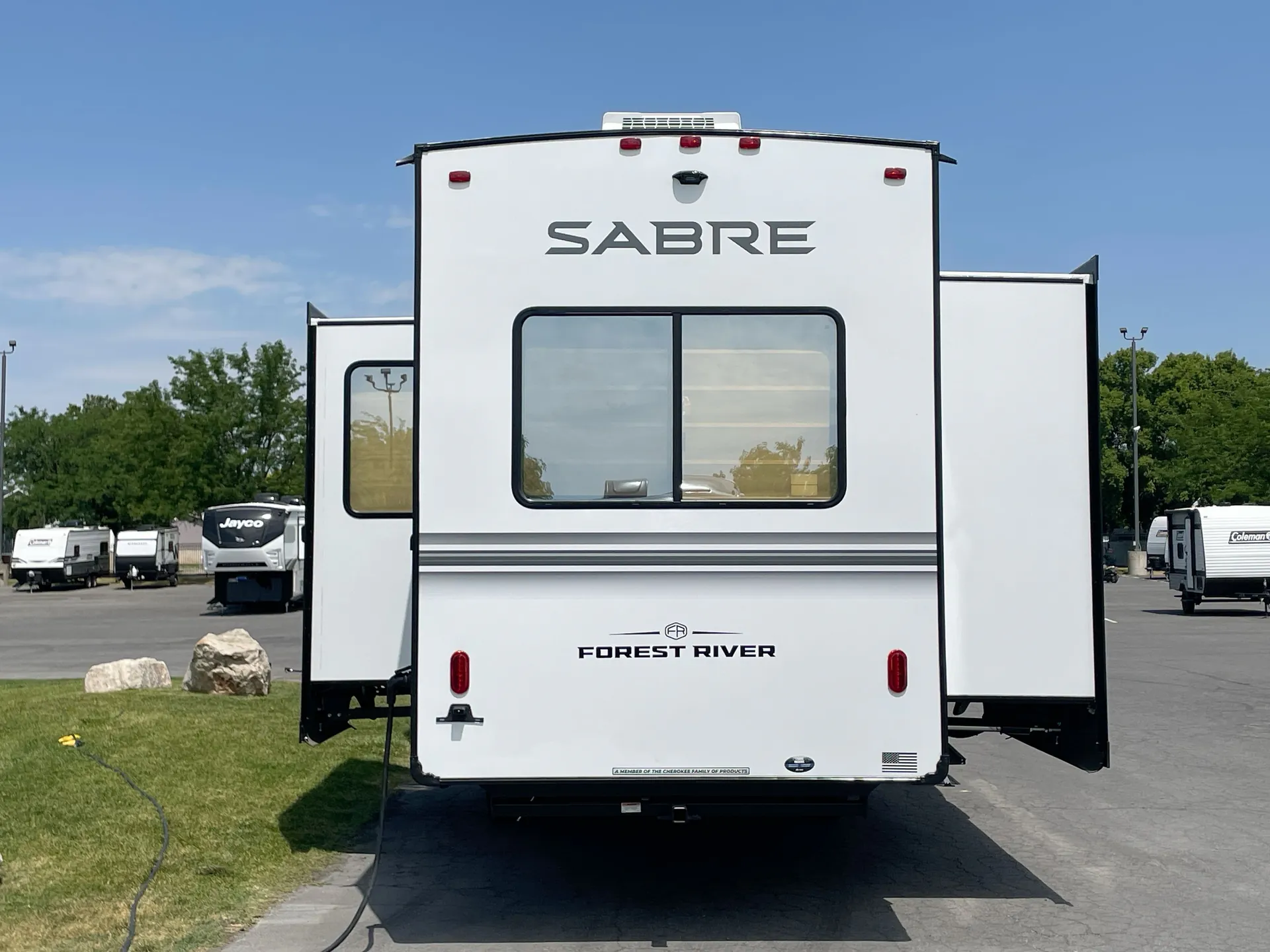 2027 Forest River Sabre 36EST — backside