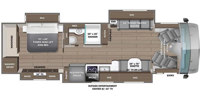 Entegra Coach Reatta 37K floor plan