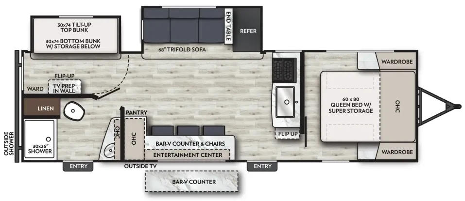 2026 Coachmen Apex Ultra-Lite 246BARV floor plan