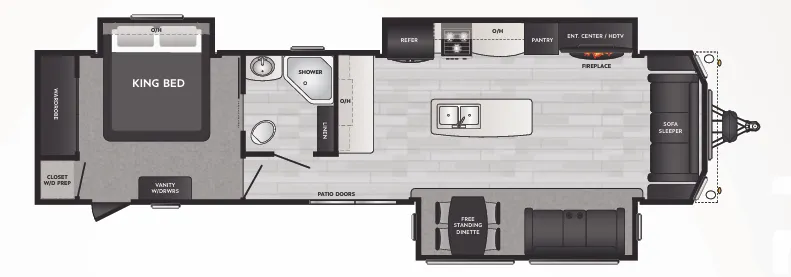 2023 Keystone Residence 40MKTS - Floor plan