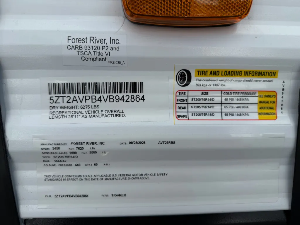 2027 Forest River Avenger 25RBS, Photos photo 37