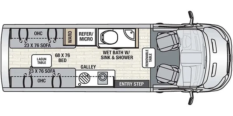 2026 Coachmen Beyond 22D - Floor plan