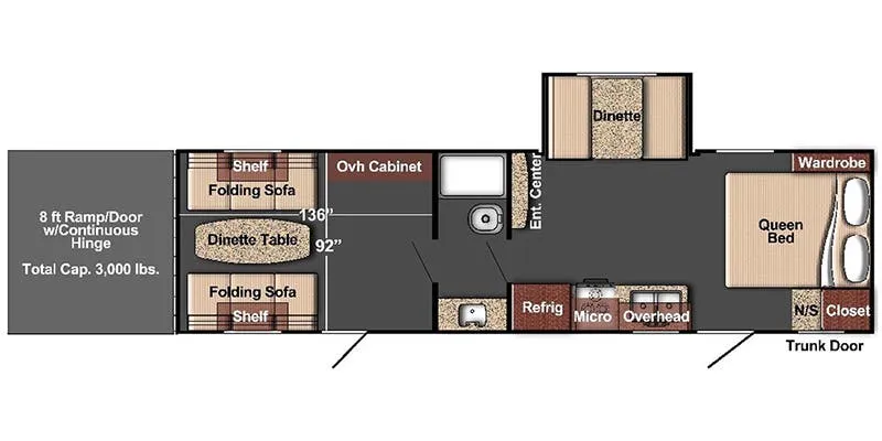 Gulf Stream Conquest GSX G28 floor plan