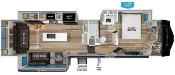 Grand Design Influence 3503GK floor plan