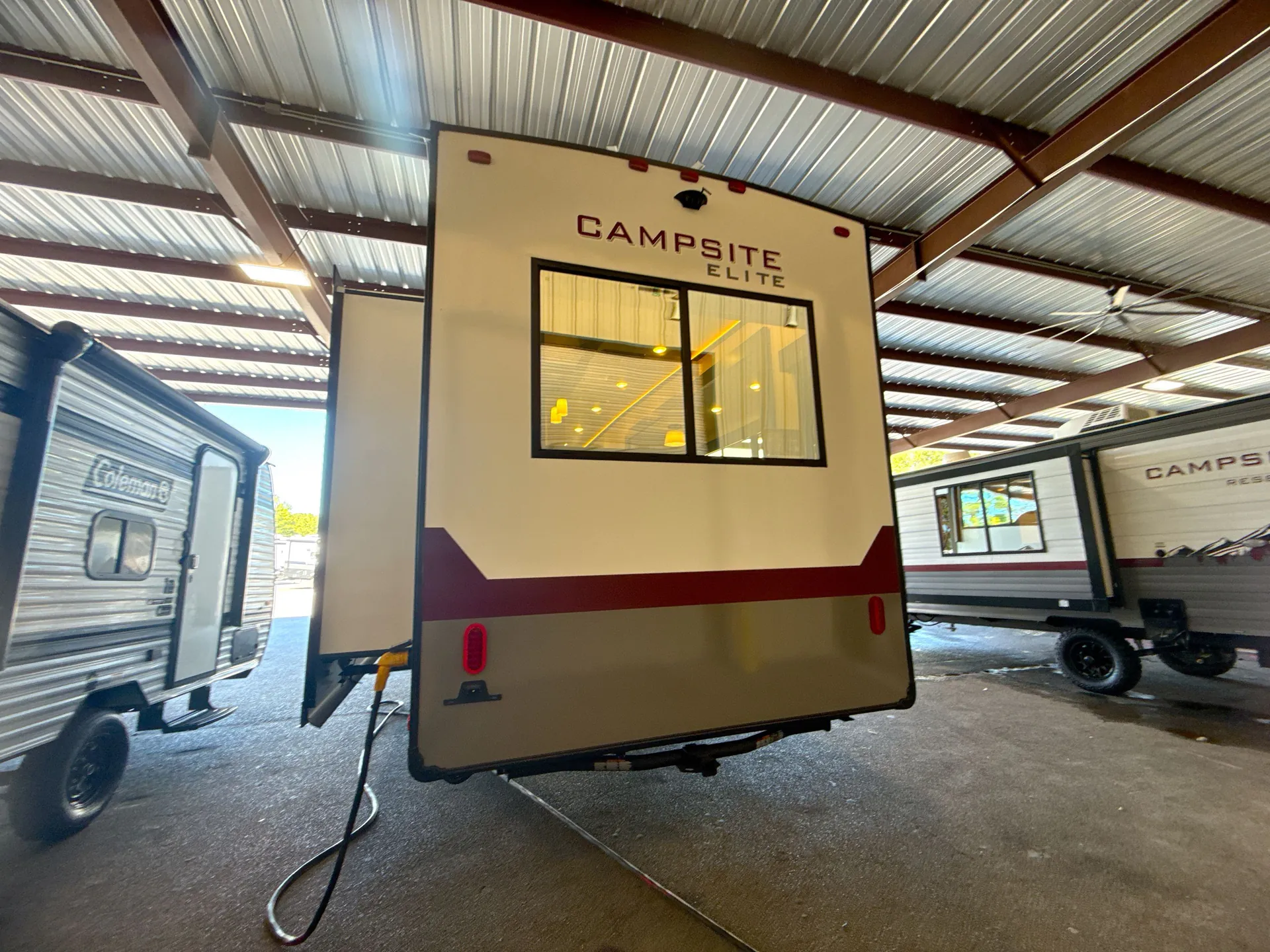 2027 Forest River Campsite Elite 36RF — backside