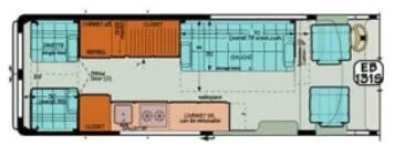 Sportsmobile Express 131S floor plan