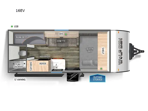2024 Forest River Cherokee Wolf Den 16EV, Photos photo 2