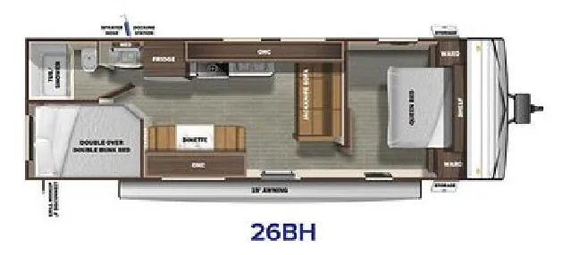 Starcraft Autumn Ridge 26BH floor plan