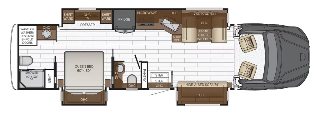 2026 Newmar Super Star 3731 floor plan