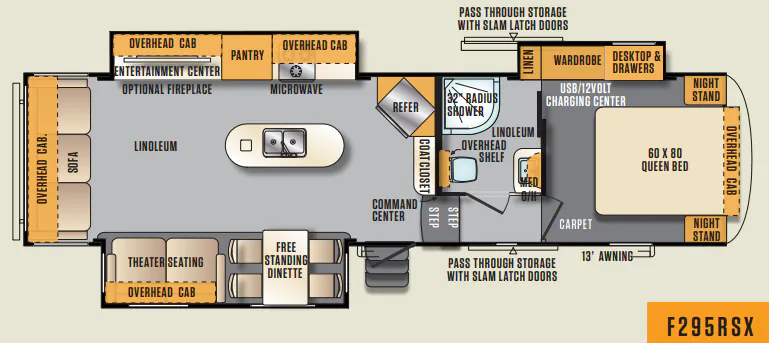 Forest River Wildcat Maxx 295RSX floor plan