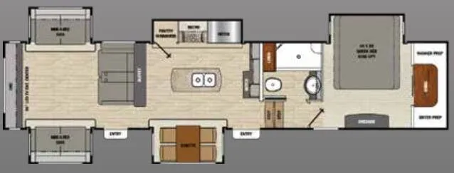 Coachmen Brookstone 378 RE floor plan