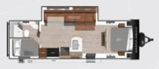Heartland North Trail 26BHSS floor plan