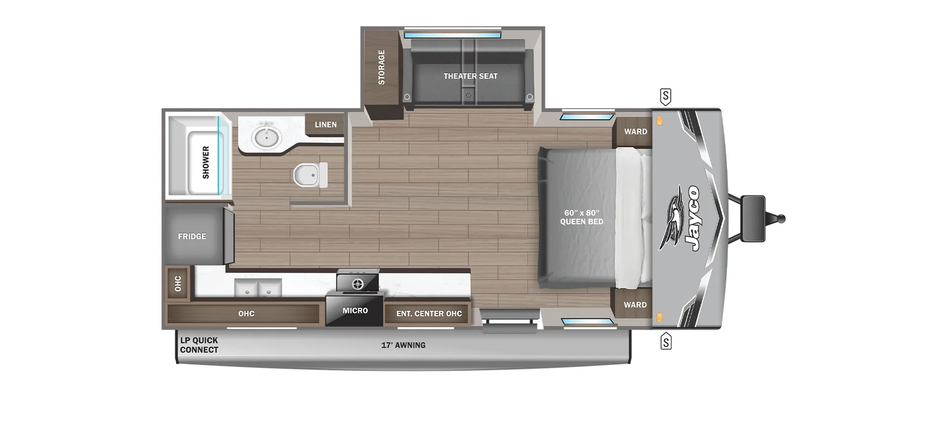 2026 Jayco Jay Flight SLX 200MKSW - Floor plan