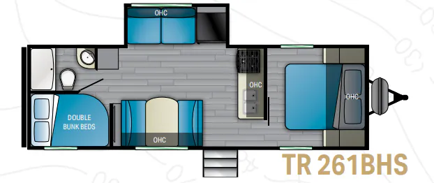 Heartland Trail Runner 261BHS floor plan