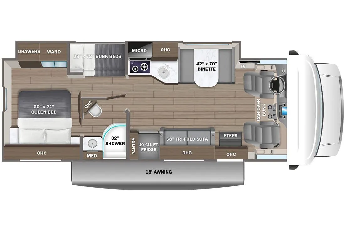 Entegra Coach Odyssey SE 31FF floor plan