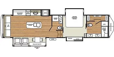 2018 Forest River Riverstone Legacy 38FB2 - Floor plan