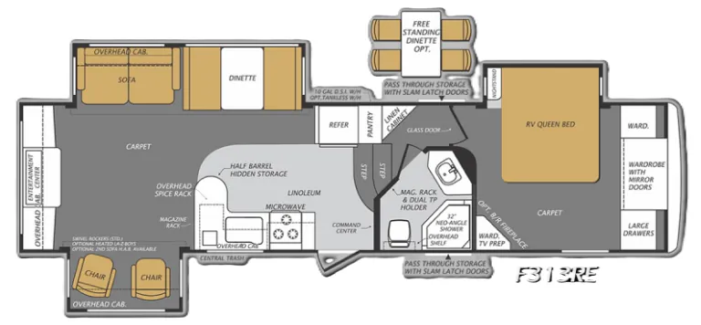 Forest River Wildcat Maxx 313RE floor plan