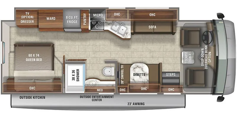 2020 Jayco Alante 29S - Floor plan