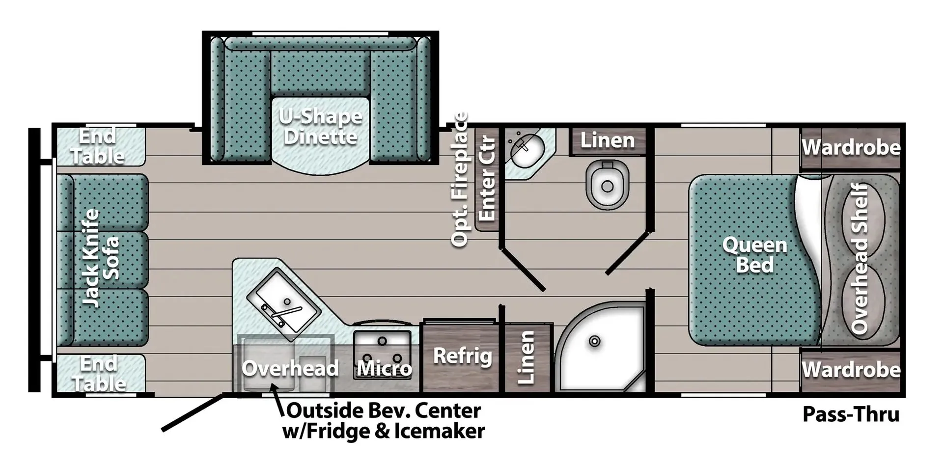 Gulf Stream Yellowstone Classic 24RLS floor plan