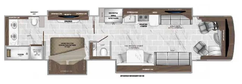 American Coach American Dream 42V floor plan