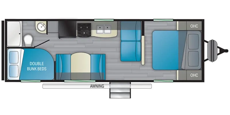 2022 Heartland Prowler 250BH - Floor plan