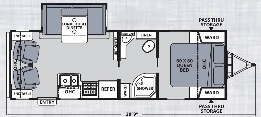 Coachmen Apex Ultra-Lite 253RLS floor plan