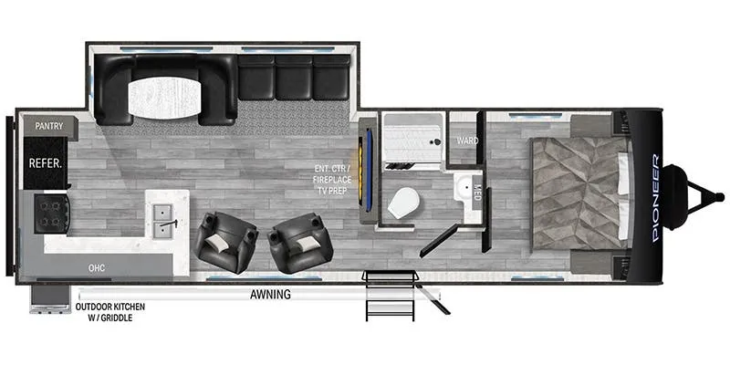 Heartland Pioneer PI RK 300 floor plan
