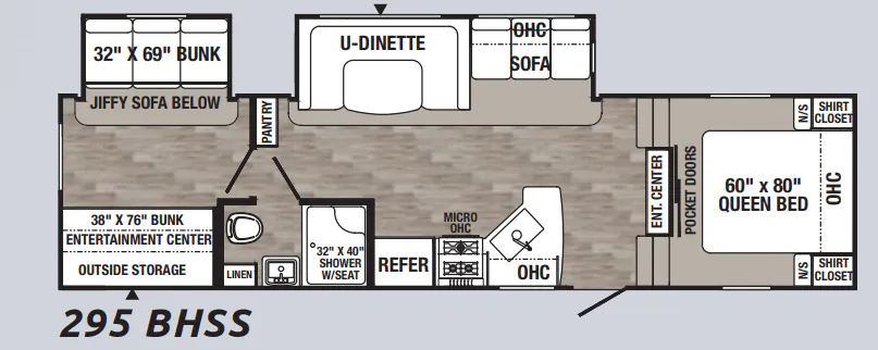 Palomino Puma 295BHSS floor plan