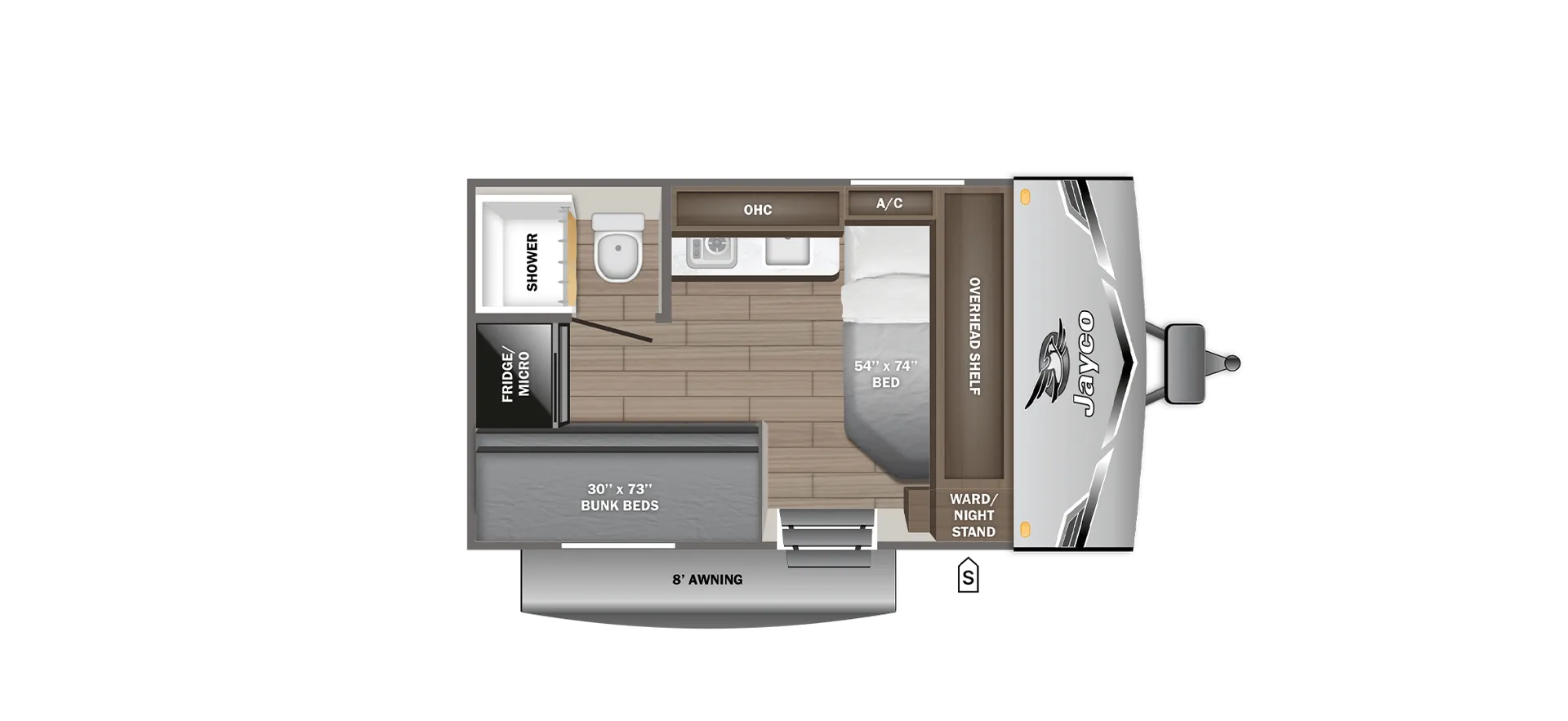 2026 Jayco Jay Flight SLX 130BHW - Floor plan