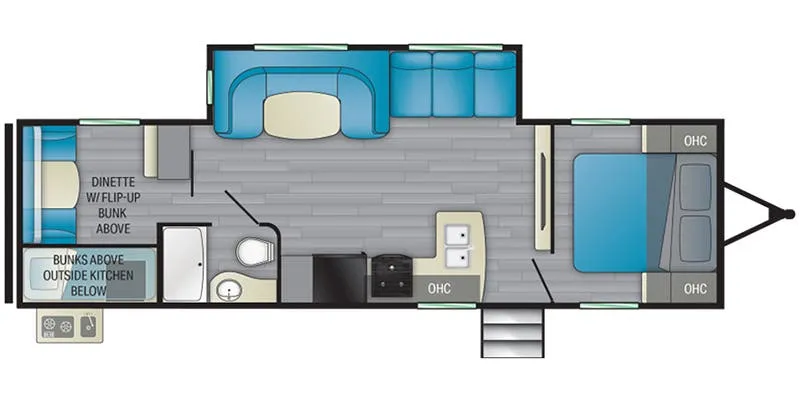 2021 Heartland Prowler 303BH floor plan