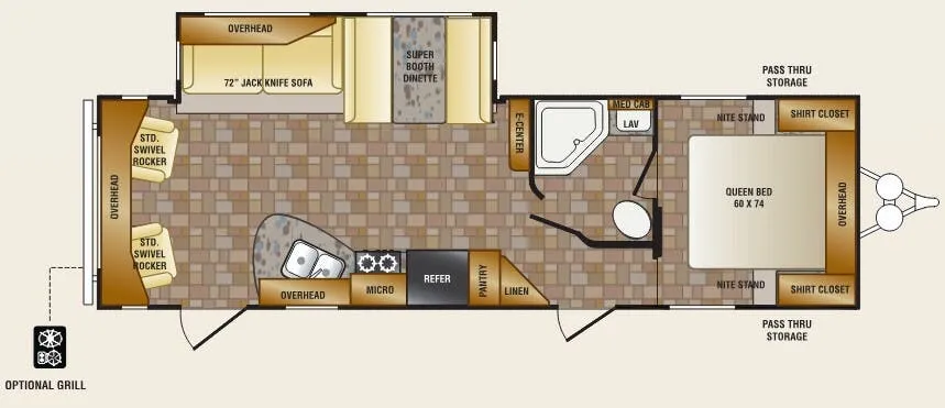 CrossRoads Zinger ZT27RL floor plan