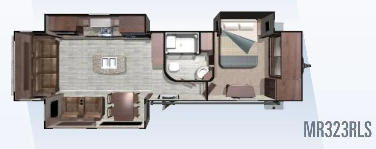 Highland Ridge Mesa Ridge MR323RLS floor plan