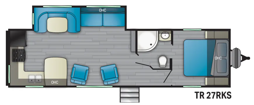 Heartland Trail Runner 27RKS floor plan