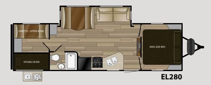 Cruiser RV Embrace 280 floor plan