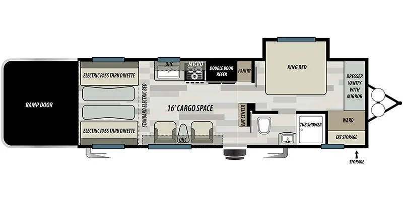 Forest River Stealth QS2616G floor plan