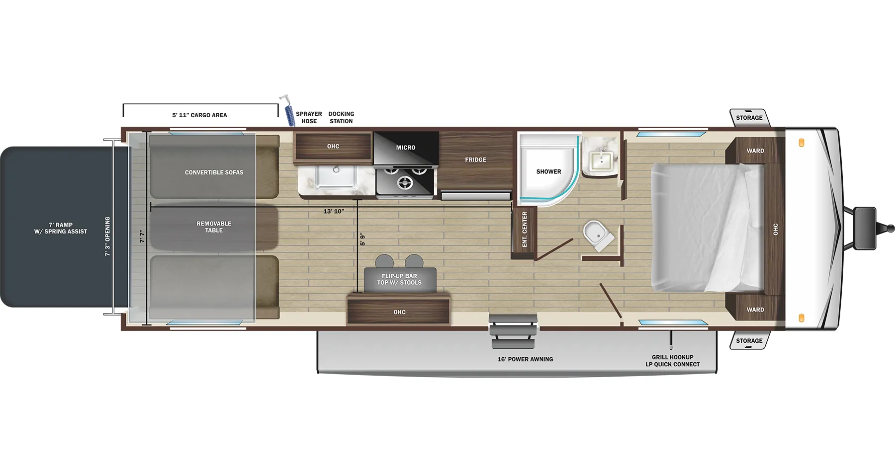 Starcraft Autumn Ridge 263TH floor plan