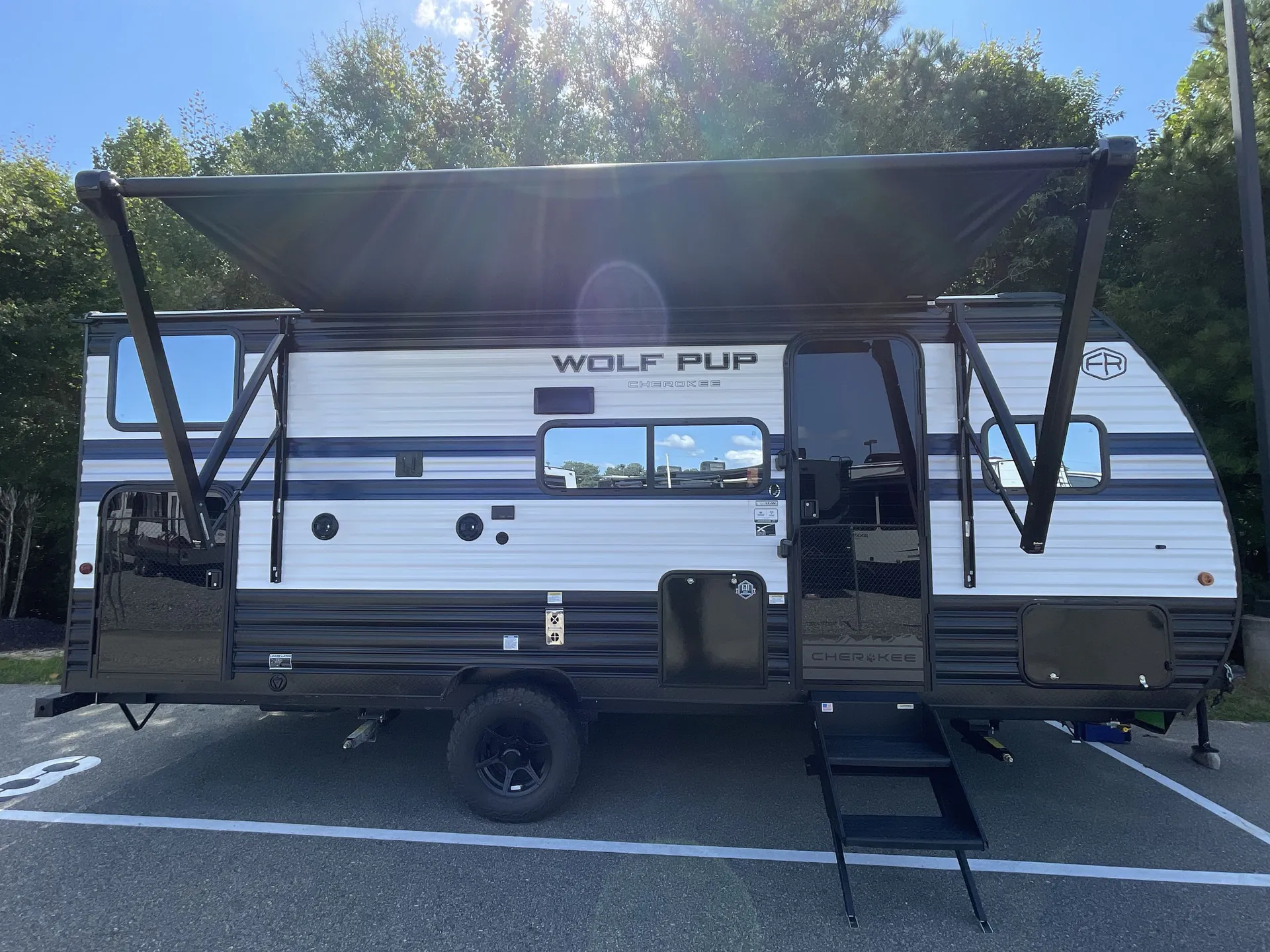 2027 Forest River Cherokee Wolf Pup 17JW — campside
