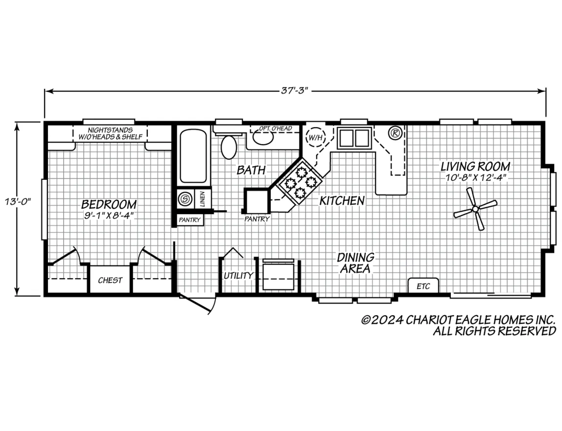 Chariot Eagle Hawk Classic 13381C floor plan